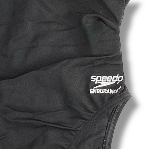 Women's Speedo Endurance Super Proback Solid One piece Black Swimsuit 6 / 32 - Picture 3 of 11